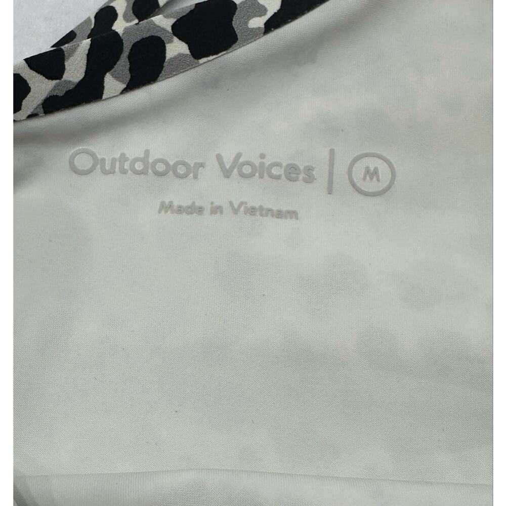 Outdoor Voices The Exercise Dress Snow Leopard Print Built In Shorts Size M - Picture 8 of 11